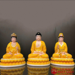 Tượng Phật Bà Quan Âm Ngồi Chất Liệu Bột Đá Màu Vàng Hổ Phách 1 tuong phat ba quan am ngoi chat lieu bot da mau vang ho phach cao 48cm vat pham phat giao la boi 8