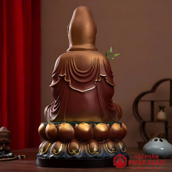 tuong phat ba quan am ngoi composite son nau cao 30cm 40cm 48cm vat pham phat giao la boi 4