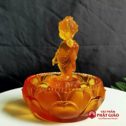 Tượng Phật Đản Sanh Chất Liệu Lưu Ly, Cao 12cm 7 Tượng Phật Đản Sanh Chất Liệu Lưu Ly, Cao 12cm - Ảnh 2