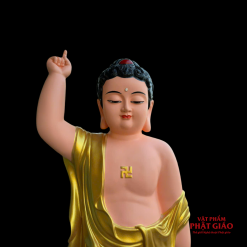 tuong phat dan sanh y vang chat lieu composite cao 90cm vat pham phat giao la boi 3