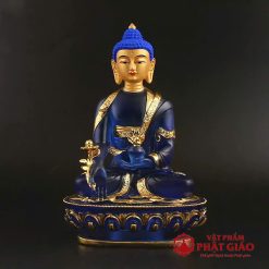 tuong phat duoc su luu ly ngoi kieu mat tong cao 29cm vat pham phat giao la boi 2