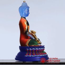 Tượng Phật Dược Sư Lưu Ly Vẽ Màu Cao Cấp, Mẫu Mật Tông, Cao 10cm, 18cm 5 tuong phat duoc su luu ly ve mau cao cap mau mat tong cao 10cm 18cm vat pham phat giao la boi 4