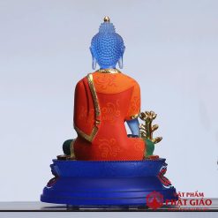 Tượng Phật Dược Sư Lưu Ly Vẽ Màu Cao Cấp, Mẫu Mật Tông, Cao 10cm, 18cm 4 tuong phat duoc su luu ly ve mau cao cap mau mat tong cao 10cm 18cm vat pham phat giao la boi 5