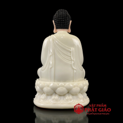 tuong phat duoc su ngoi tinh tam chat lieu bot da trang cao 30cm 40cm 48cm vat pham phat giao la boi 5