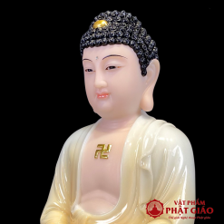 tuong phat duoc su y vang nhat ngoi de sen tim bang bot da cao 30cm 40cm 48cm vat pham phat giao la boi 3