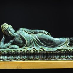 Tượng Phật nằm thiền đá xanh TP000049 2 Tượng Phật nằm thiền đá xanh TP000049