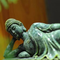 Tượng Phật nằm thiền đá xanh TP000049 5 Tượng Phật nằm thiền đá xanh TP000049