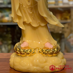 tuong phat quan am dung song lien bot da mau thach anh cao 48cm vat pham phat giao la boi 7