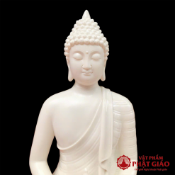 tuong phat thich ca ngoi kieu thai bang su trang cao 36cm 46cm vat pham phat giao la boi 3