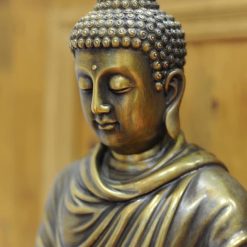 Tượng Phật Thích Ca Ngồi Thiền Bằng Đồng Cao 30cm TP010001 1 Tượng Phật Thích Ca ngồi thiền bằng đồng TP010001