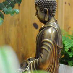Tượng Phật Thích Ca Ngồi Thiền Bằng Đồng Cao 30cm TP010001 3 Tượng Phật Thích Ca ngồi thiền bằng đồng TP010001