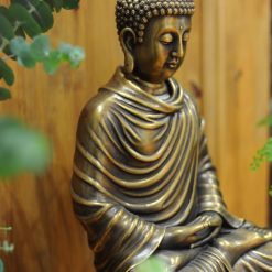 Tượng Phật Thích Ca Ngồi Thiền Bằng Đồng Cao 30cm TP010001 6 Tượng Phật Thích Ca ngồi thiền bằng đồng TP010001