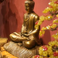 Tượng Phật Thích Ca ngồi thiền trên cỏ Kusa TP000002