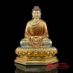 Tượng Phật Thích Ca Tĩnh Tâm, Bằng Đồng Men Cổ Đài Loan, Cao 68cm 8 tuong phat thich ca tinh tam bang dong men co dai loan cao 68cm vat pham phat giao la boi 2