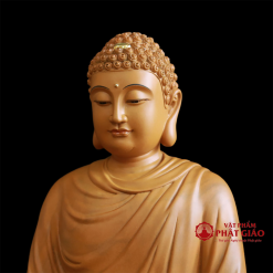 tuong phat thich ca tinh tam ngoi dai sen bang go long nao cao 30cm 40cm 48cm 65cm vat pham phat giao la boi 3