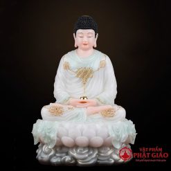 tuong phat thich ca tinh tam ngoi non nuoc bot da cam thach cao 48cm vat pham phat giao la boi 2