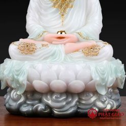 tuong phat thich ca tinh tam ngoi non nuoc bot da cam thach cao 48cm vat pham phat giao la boi 6