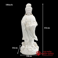 tuong quan am bo tat dung chat lieu su trang cao 40cm 45cm 52cm vat pham phat giao la boi 7