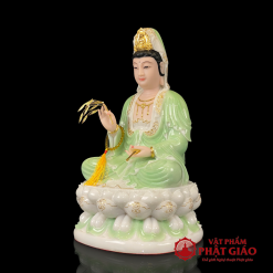 tuong quan am bo tat ngoi dai sen bang bot da xanh trang vien vang cao 30cm 40cm 48cm 2