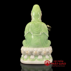 tuong quan am bo tat ngoi dai sen bang bot da xanh trang vien vang cao 30cm 40cm 48cm 3