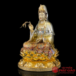 tuong quan am bo tat ngoi dai sen bang dong men co son bac an bao cao 30cm 40cm 48cm 65cm vat pham phat giao la boi 3