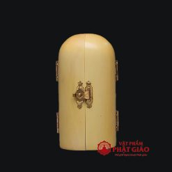 Tượng Quan Âm Đồng Tử, Chất Liệu Gỗ Hoàng Dương, Cao 10cm 1 tuong quan am dong tu go hoang duong cao 10cm vat pham phat giao la boi 5