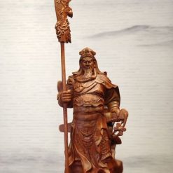 Tượng Quan Công gỗ hương nguyên khối 1 Tượng Quan Công gỗ hương nguyên khối