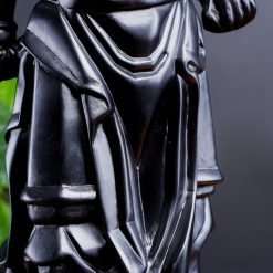 Tượng Quan Công gỗ mun sừng