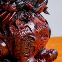 Tượng Song Nghê gỗ trắc 5 Tượng Song Nghê gỗ trắc