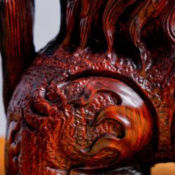 Tượng Song Nghê gỗ trắc 6 Tượng Song Nghê gỗ trắc