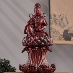 Tượng Song Nghê gỗ trắc 8 Tượng Song Nghê gỗ trắc