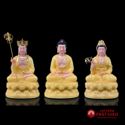 tuong ta ba tam thanh ngoi bang bot da thach anh cao 30cm 40cm 48cm vat pham phat giao la boi 2