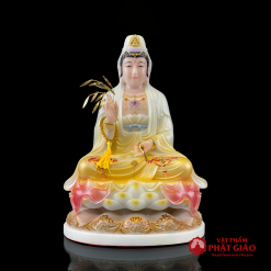 Tượng Ta Bà Tam Thánh Ngồi Đài Sen Đế To Sơn Phú Quý, Cao 30cm, 40cm, 48cm 1 tuong ta ba tam thanh ngoi dai sen de to son phu quy bang bot da cao 30cm 40cm 48cm vat pham phat giao la boi 5