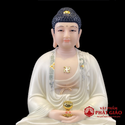 tuong ta ba tam thanh ngoi non nuoc bang bot da son phu quy cao 30cm 40cm 48cm vat pham phat giao la boi 10