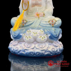 tuong ta ba tam thanh ngoi non nuoc bang bot da son phu quy cao 30cm 40cm 48cm vat pham phat giao la boi 14