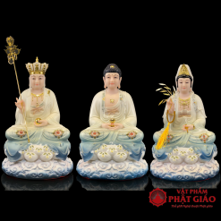 tuong ta ba tam thanh ngoi non nuoc bang bot da son phu quy cao 30cm 40cm 48cm vat pham phat giao la boi 2