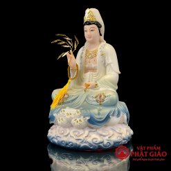 tuong ta ba tam thanh ngoi non nuoc bang bot da son phu quy cao 30cm 40cm 48cm vat pham phat giao la boi 8