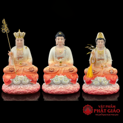 tuong ta ba tam thanh ngoi non nuoc mau do bang bot da son phu quy cao 30cm 40cm 48cm vat pham phat giao la boi 2