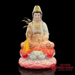 tuong ta ba tam thanh ngoi non nuoc mau do bang bot da son phu quy cao 30cm 40cm 48cm vat pham phat giao la boi 5