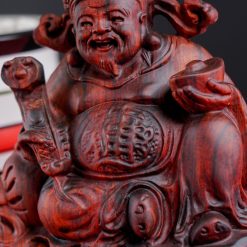 Tượng thần tài mini gỗ trắc SP7603