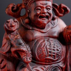 Tượng thần tài mini gỗ trắc SP7603