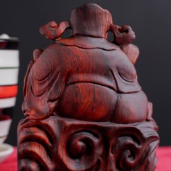 Tượng thần tài mini gỗ trắc SP7603