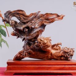 Tượng Đạt Ma gỗ cẩm SP7591
