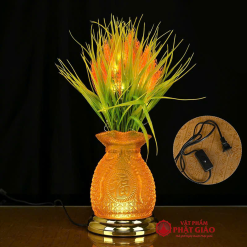 Đèn Bình Bông Lúa Thịnh Vượng Bằng Thủy Lưu Ly, Cao 70cm 1 1 11