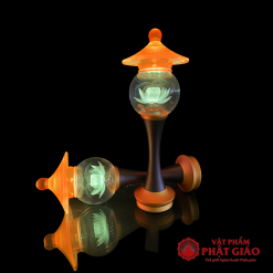 Đèn Cầu Hoa Sen Nắp Ô Lưu Ly Thân Hợp Kim Đồng, Nhiều Kích Thước 1 1 64