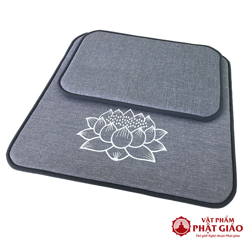 Bo Dem Thien Le Phat Tung Kinh In Hoa Sen Mau Xam Nhieu Co 60cm 70cm 80cm 2 2 23