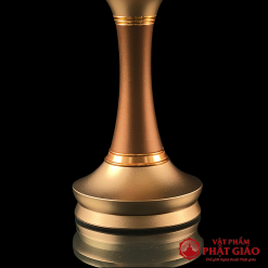 Đôi Đèn Thờ Nụ Sen Lưu Ly Thân Đồng Cao Cấp 3 3 45