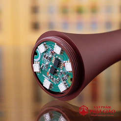 Đèn Cầu Hoa Sen Nắp Ô Lưu Ly Thân Hợp Kim Đồng, Nhiều Kích Thước 6 6 31