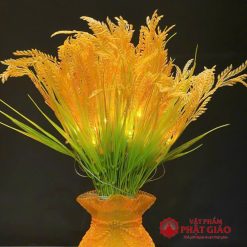 Đèn Bình Bông Lúa Thịnh Vượng Bằng Thủy Lưu Ly, Cao 50cm, 60cm 7 7 4