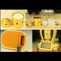 Bánh Xe Cầu Nguyện (Kinh Luân) Dùng Năng Lượng Mặt Trời, Cao 12cm 4 Banh Xe Cau Nguyen Kinh Luan Dung Nang Luong Mat Troi Cao 12cm 6